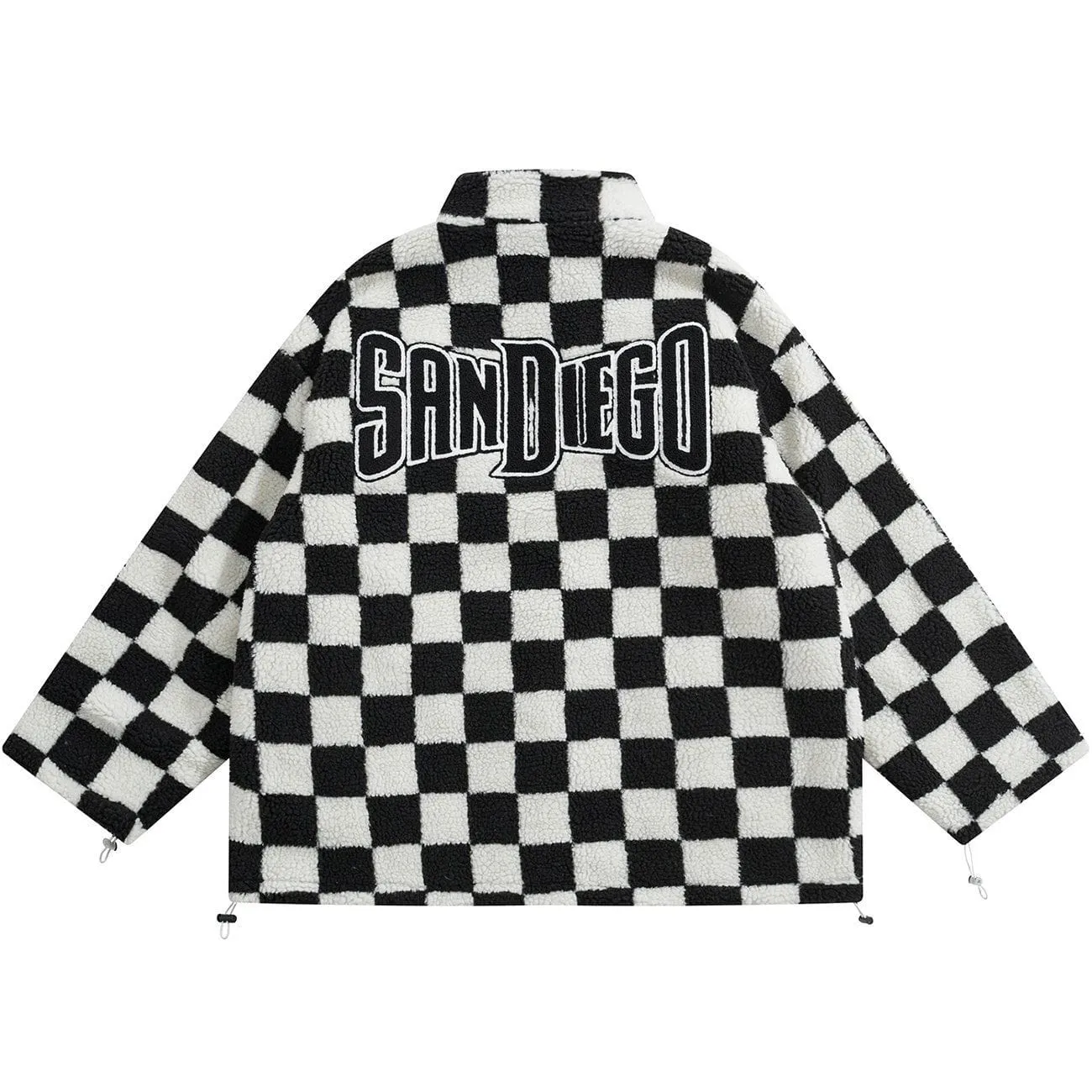 AlanBalen® - Checkerboard Double-sided Winter Coat