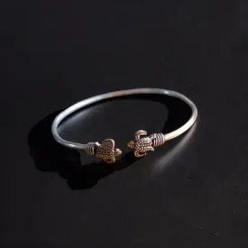 Antique Turtle design Handmade Kada, Silver