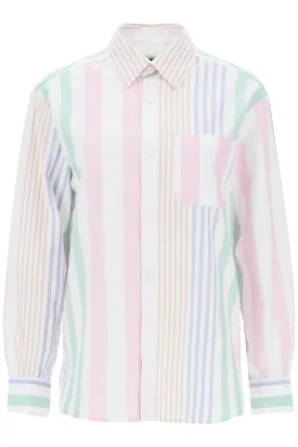 A.p.c. sela striped oxford shirt COGWK F12531 MULTI