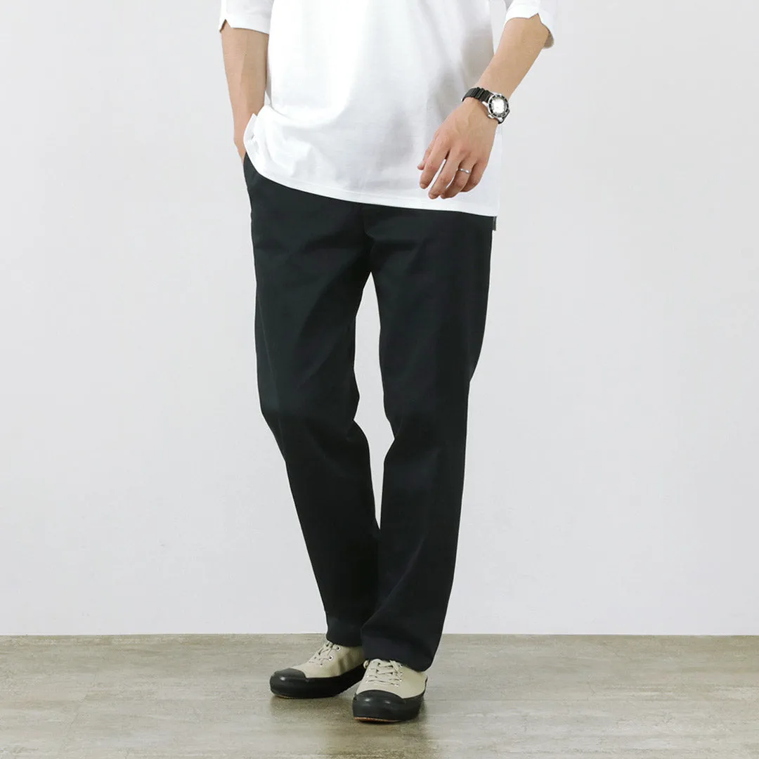 D.C.WHITE / Cotton twill regular silhouette chinos