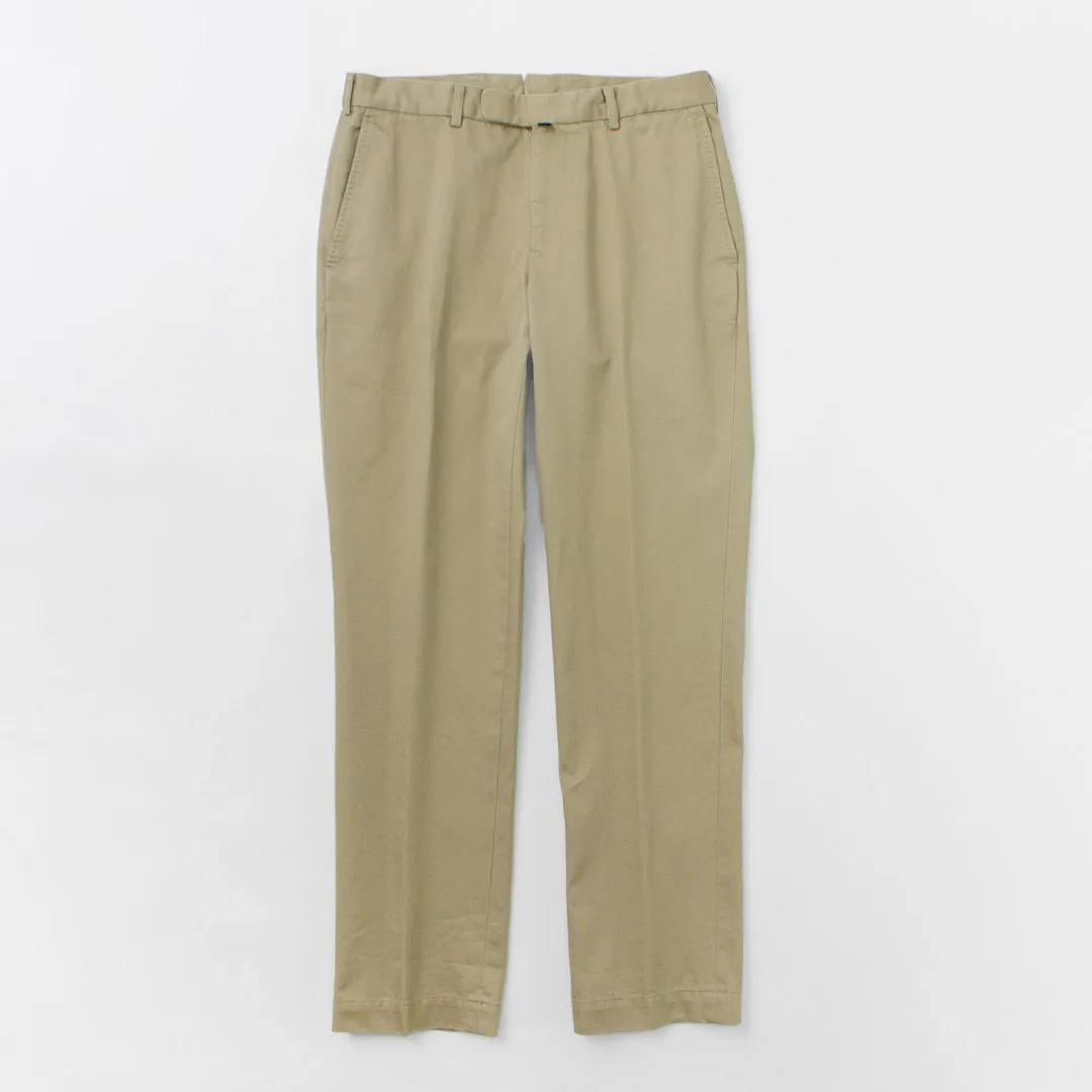 D.C.WHITE / Cotton twill regular silhouette chinos