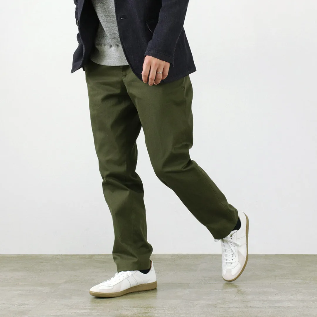 D.C.WHITE / Cotton twill regular silhouette chinos