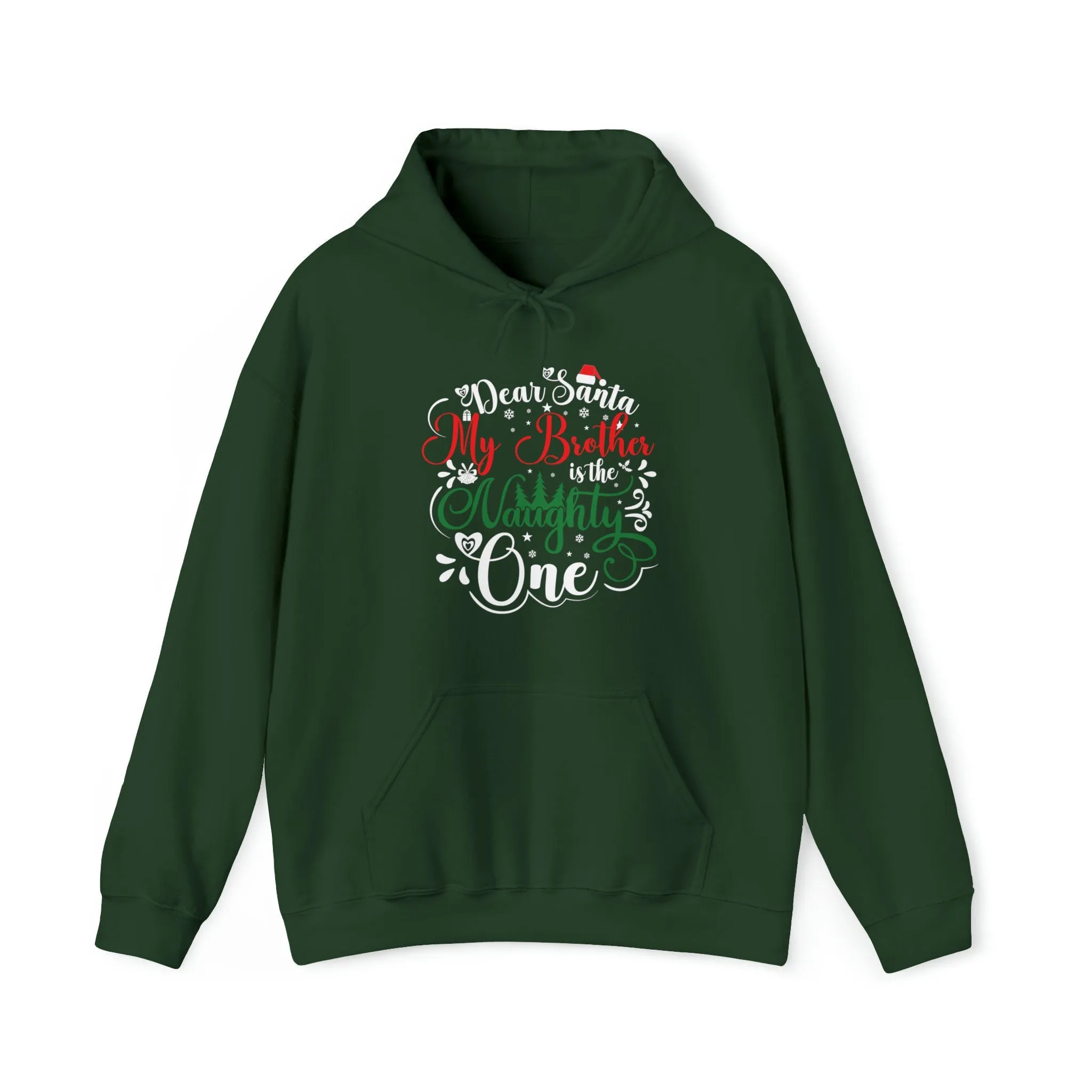 Dear Santa Hoodie | Christmas t-shirts | Oversize Graphic women | Loose fit Graphic Heavy Blend™ Hooded Sweatshirt