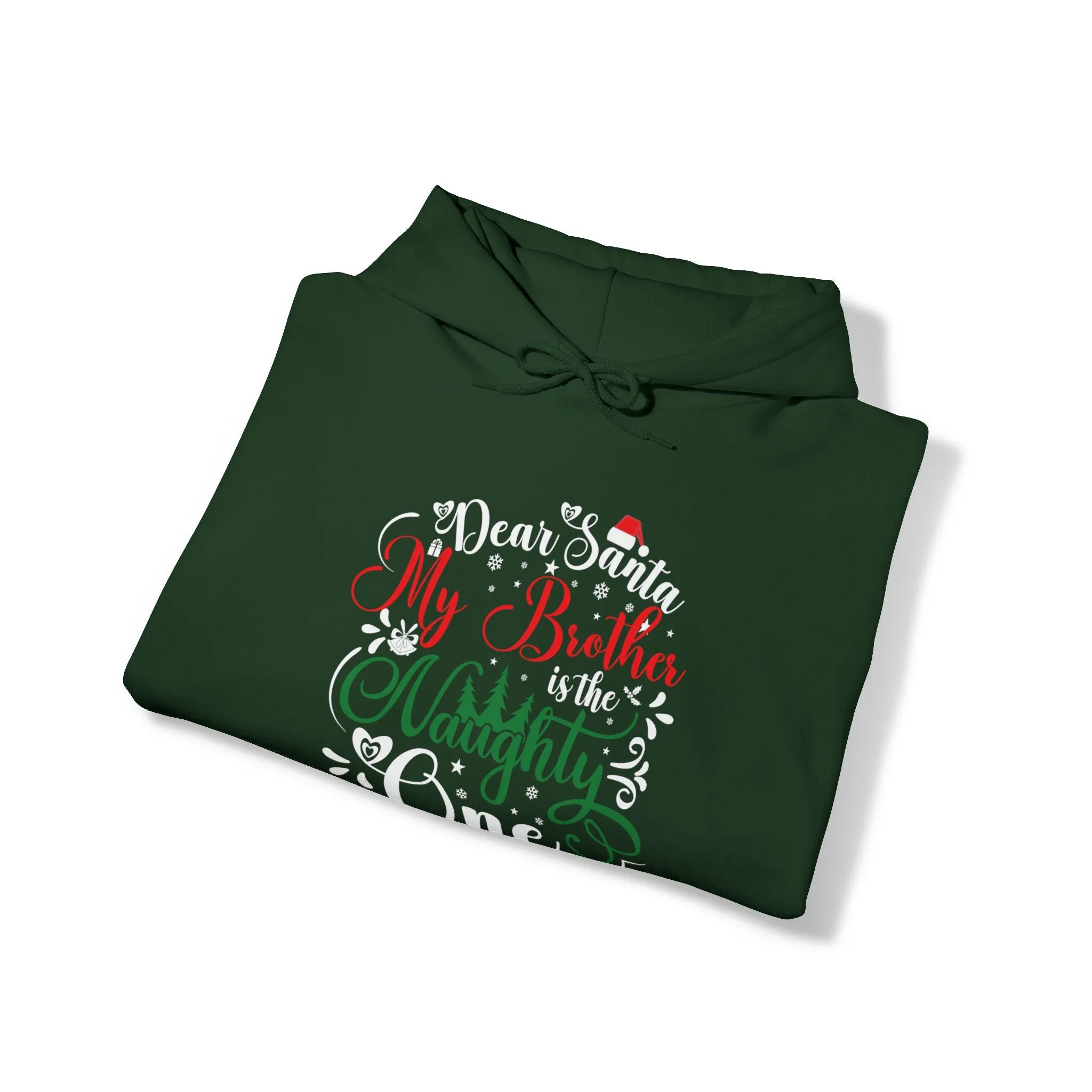 Dear Santa Hoodie | Christmas t-shirts | Oversize Graphic women | Loose fit Graphic Heavy Blend™ Hooded Sweatshirt