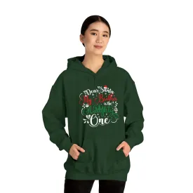 Dear Santa Hoodie | Christmas t-shirts | Oversize Graphic women | Loose fit Graphic Heavy Blend™ Hooded Sweatshirt