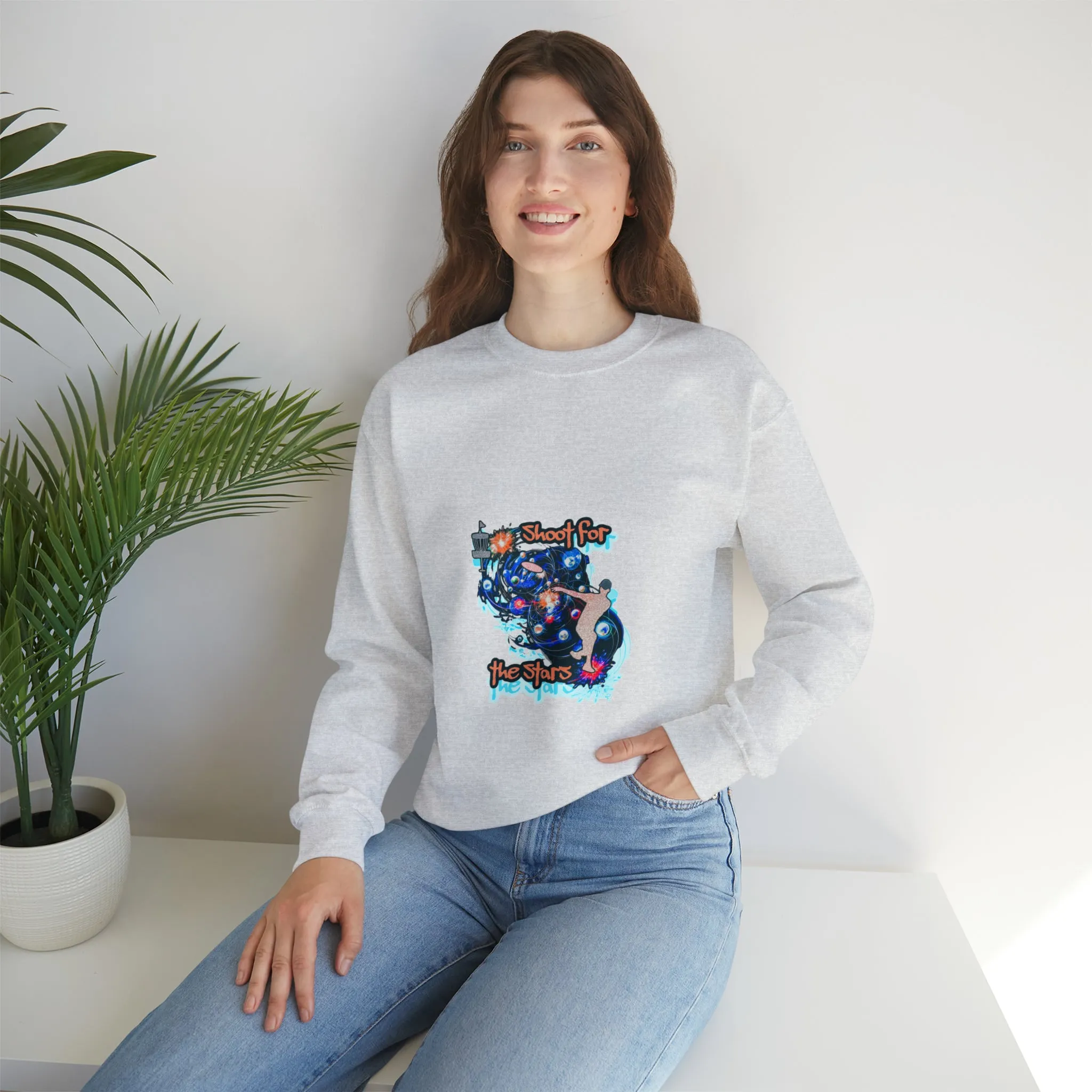 Disc golf Unisex Heavy Blend™ Crewneck Sweatshirt