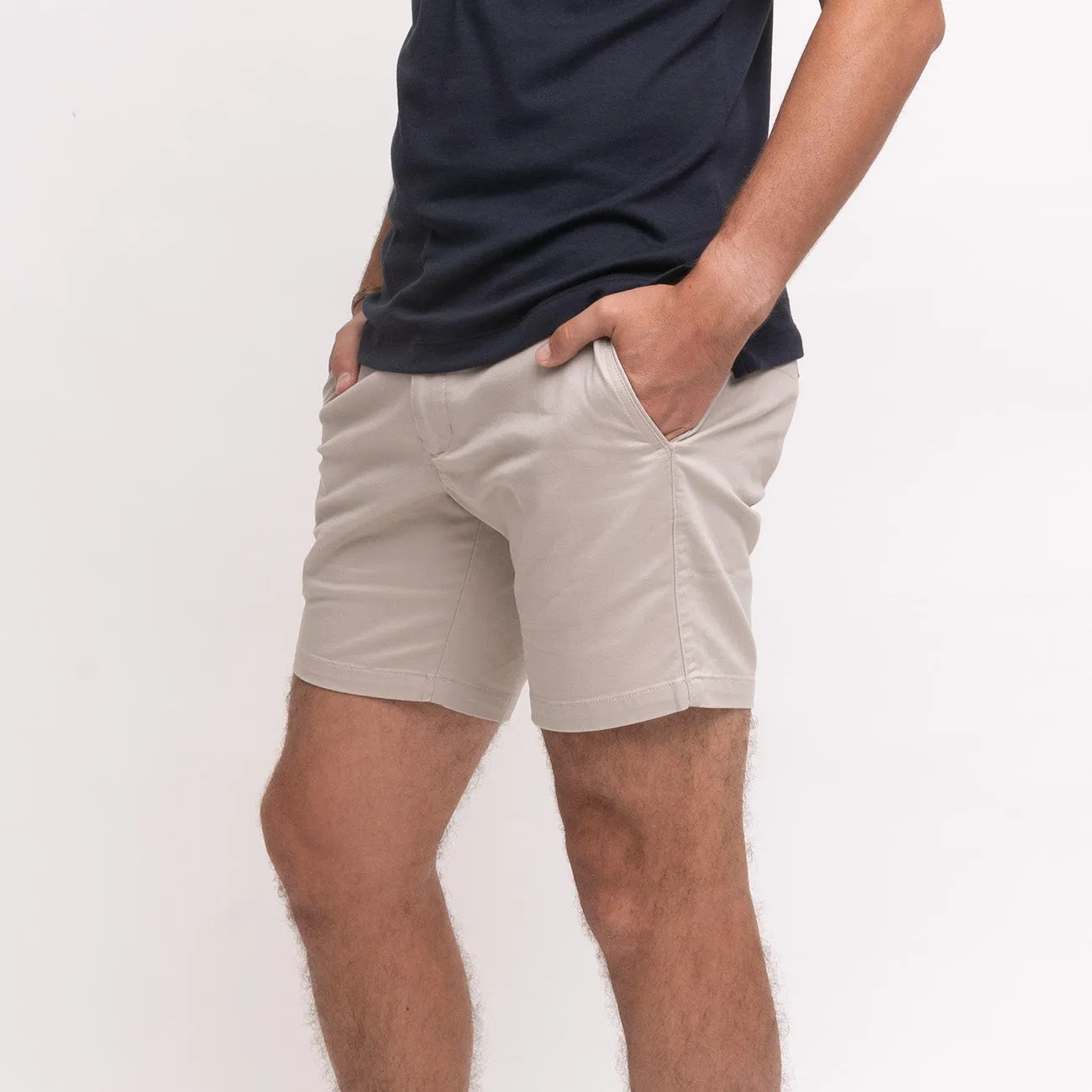 Feel Good Shorts in Light Khaki