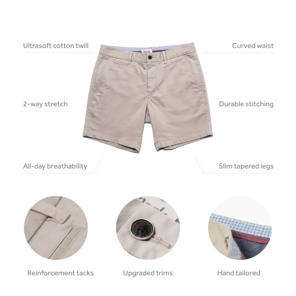 Feel Good Shorts in Light Khaki