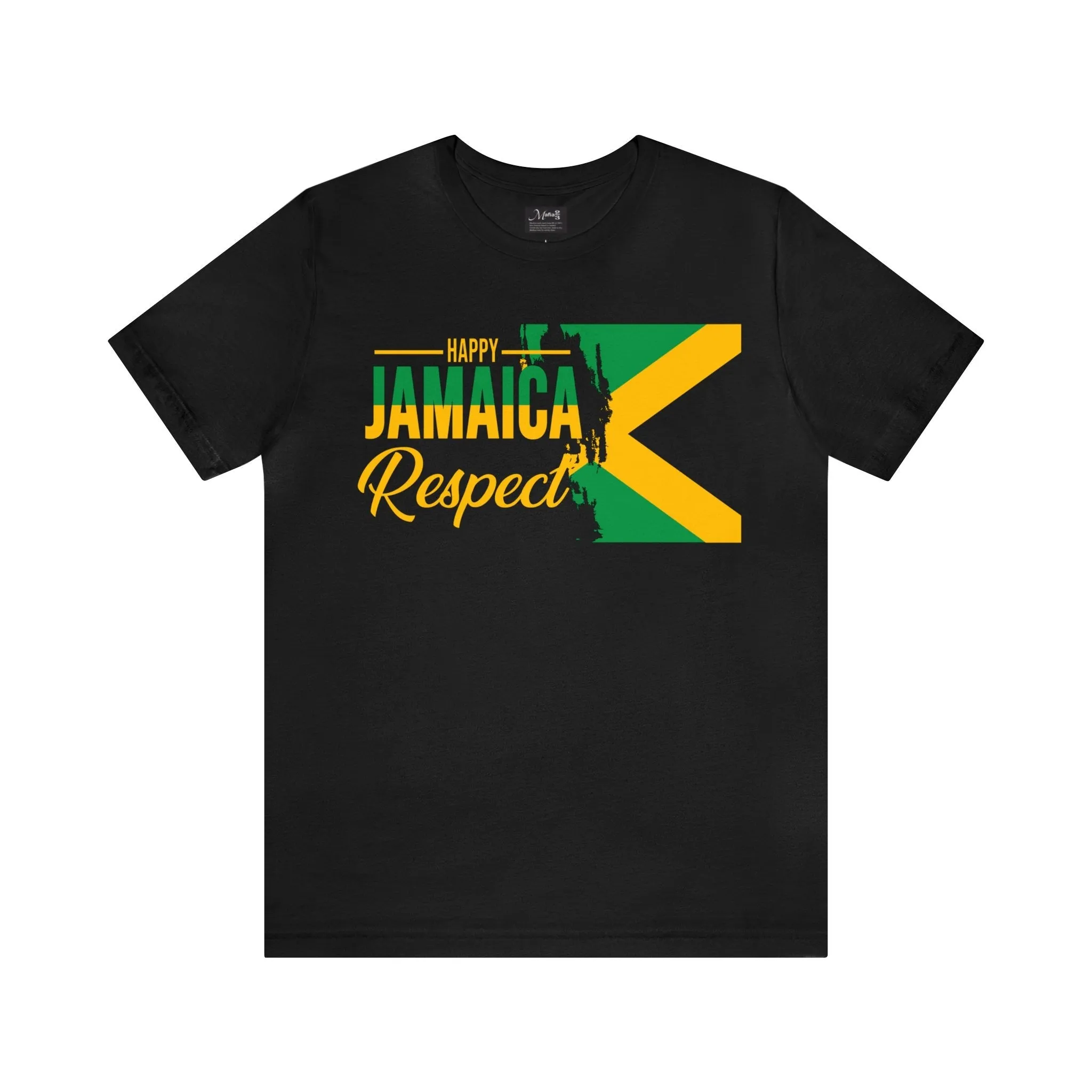 Happy Jamaica Respect | Jamaica Designer t shirt | reggae music shirt Graphic Tee | Custom Bella Canvas T-Shirt