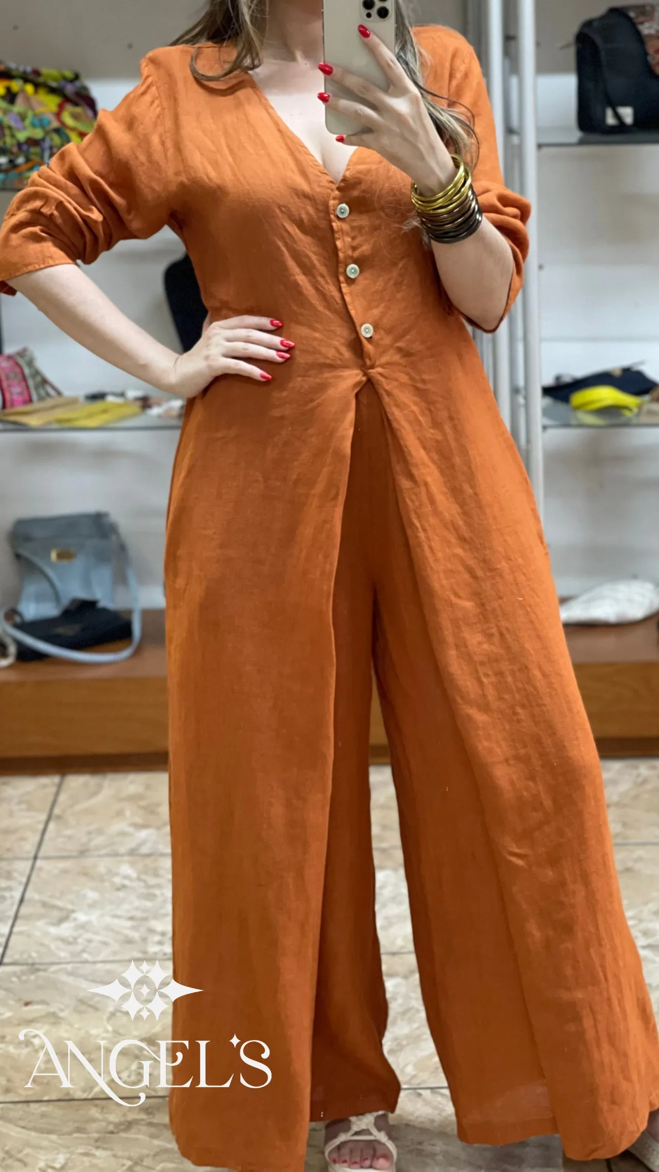 Linen OS Jumpsuit