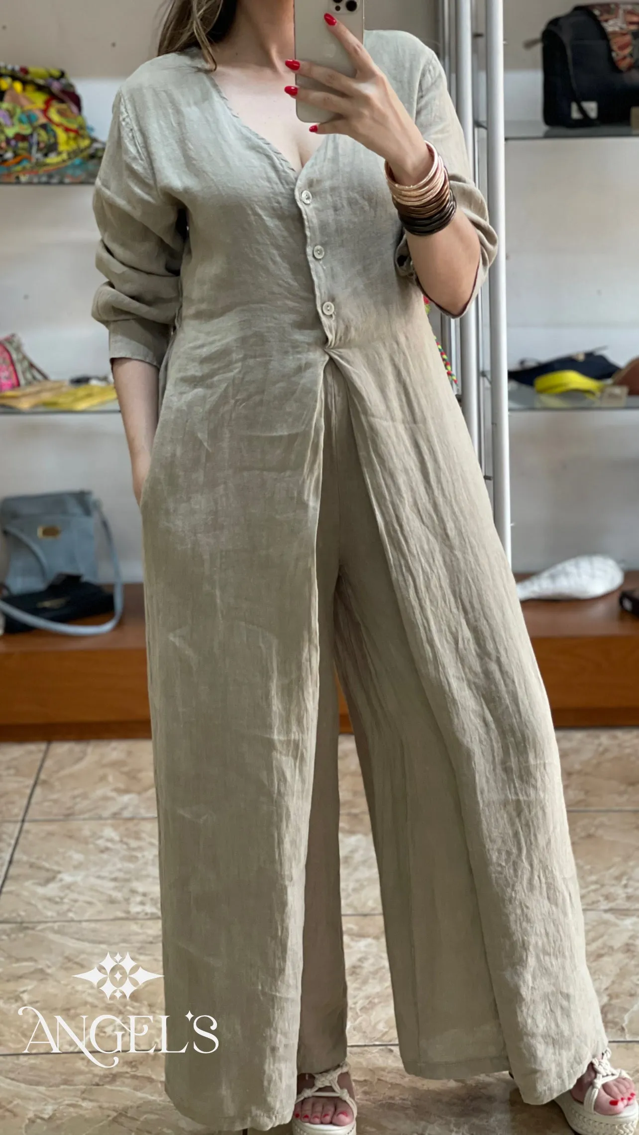 Linen OS Jumpsuit