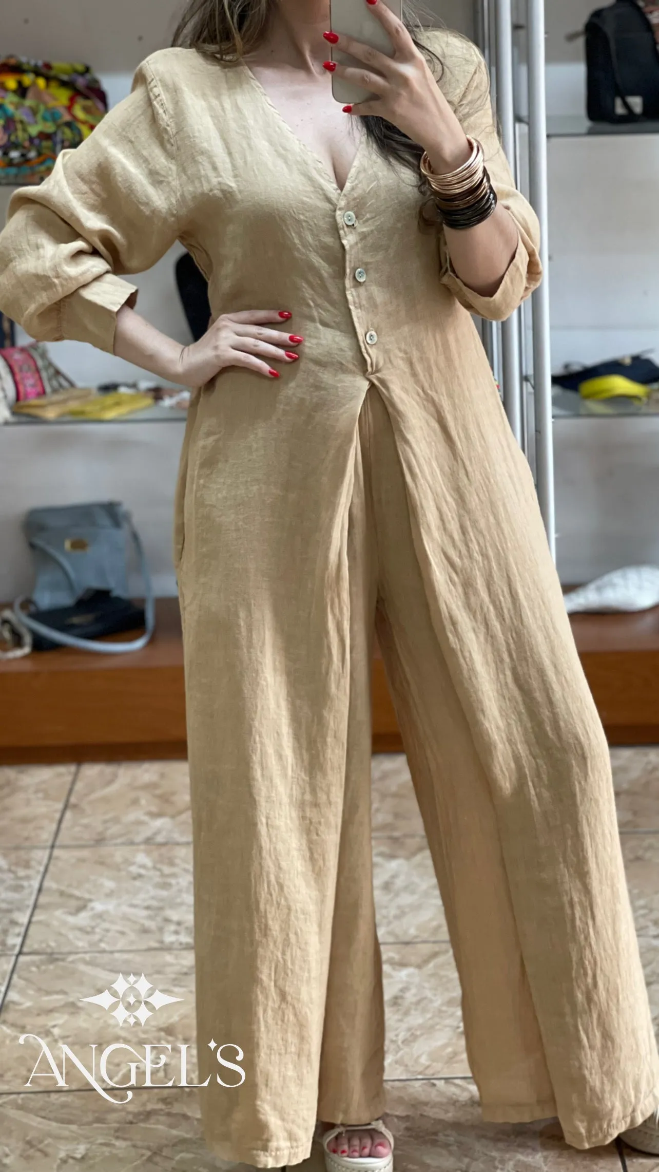 Linen OS Jumpsuit