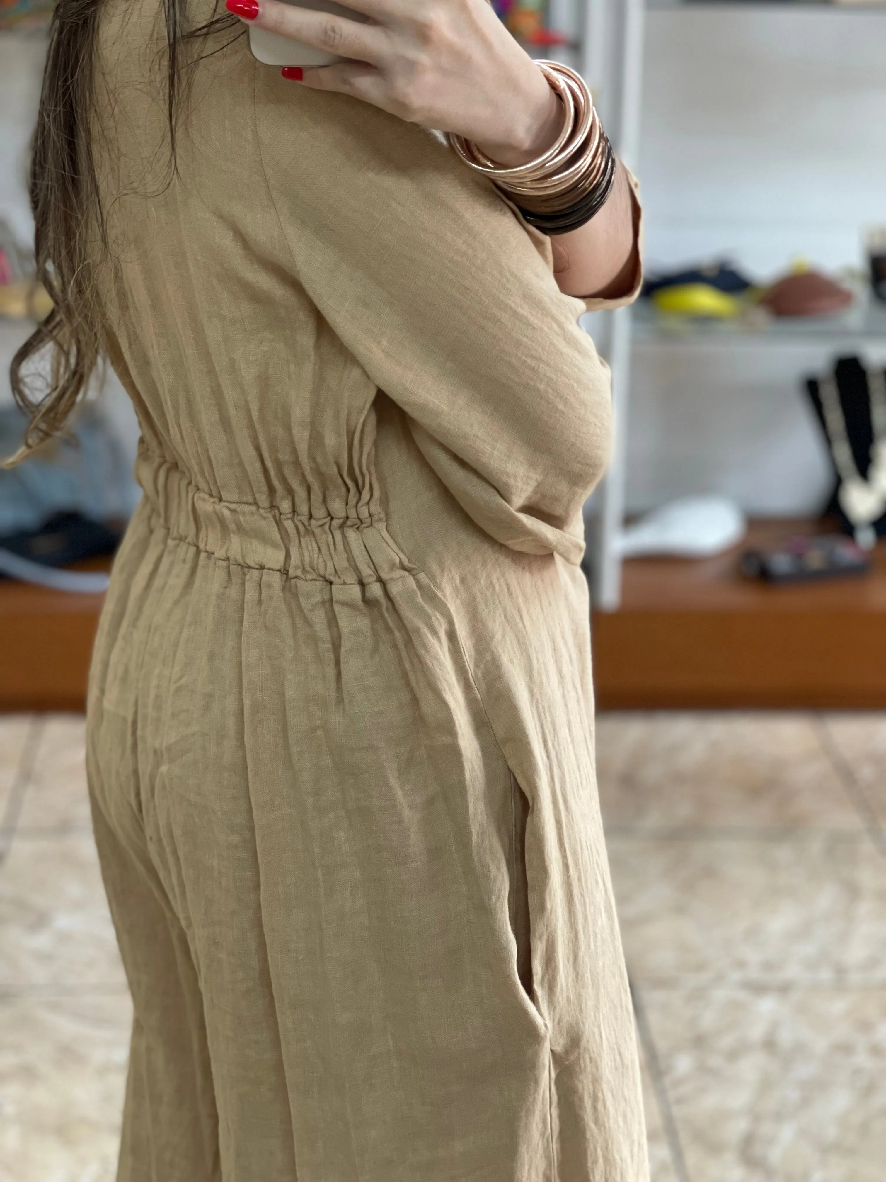 Linen OS Jumpsuit