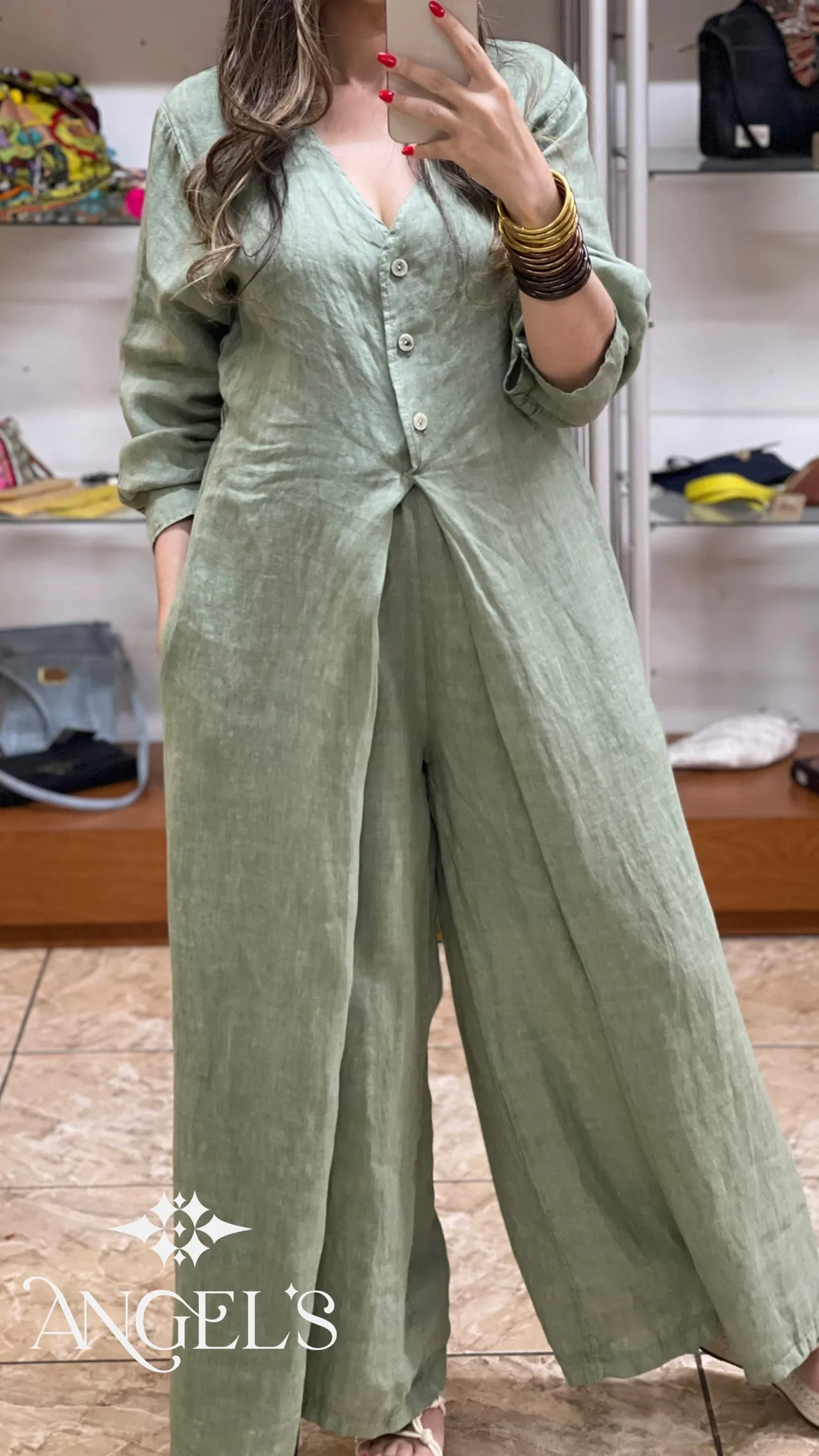 Linen OS Jumpsuit