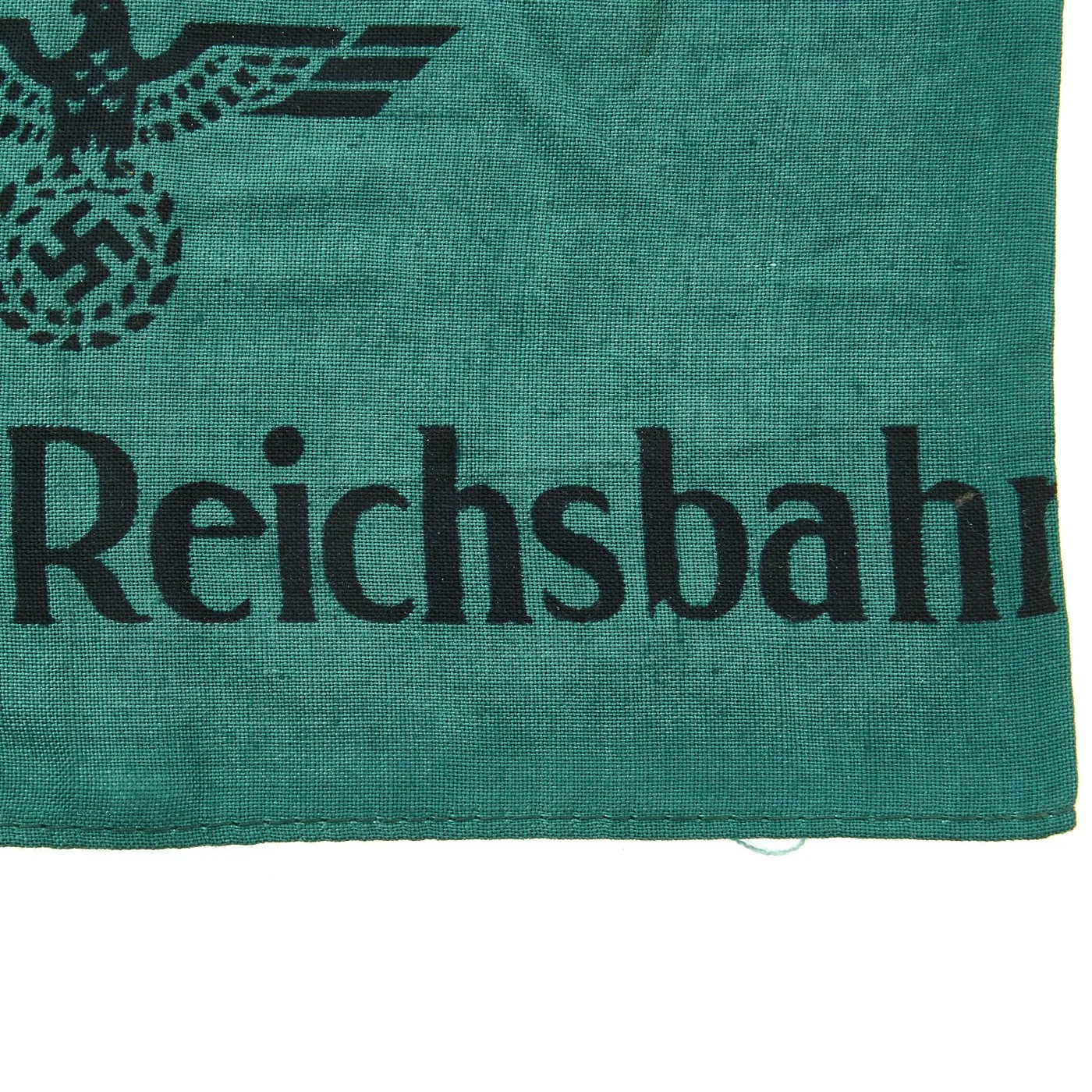 Original German WWII Reichsbahn Armband with Inspection Stamp