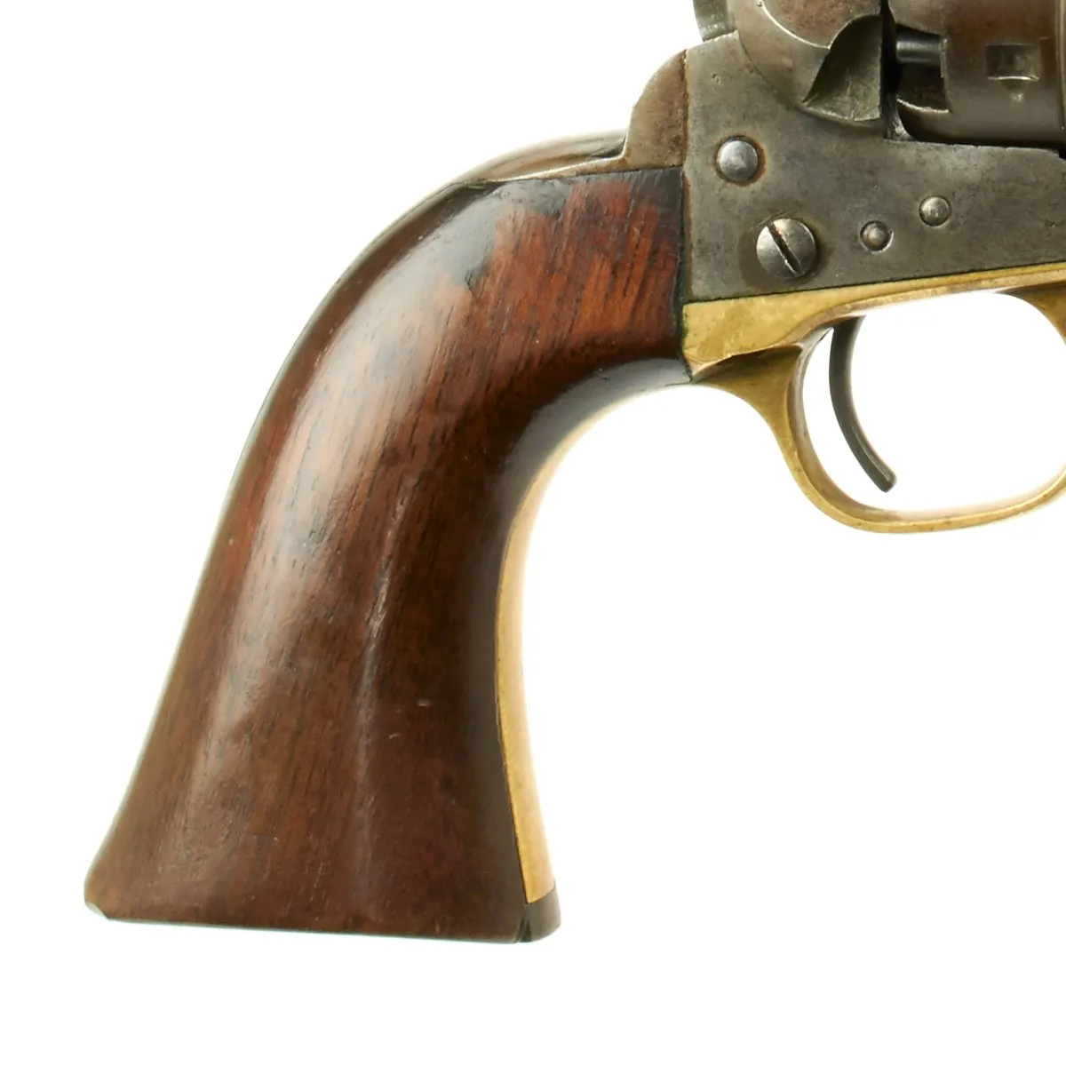 Original U.S. Civil War Colt Model 1860 Army Four Screw Revolver Manufactured in 1861 - Matching Serial No 18714