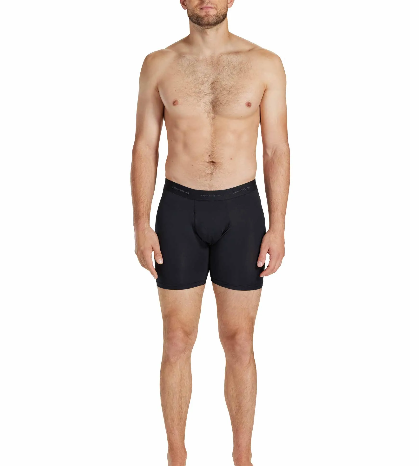 Quick Dry Action Blend Long Boxer Briefs 3 Pack