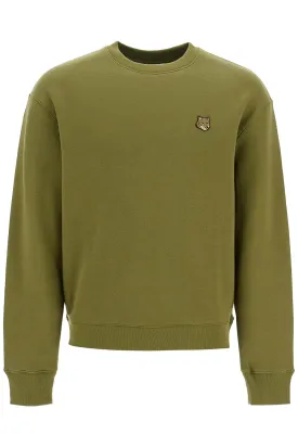 "bold fox head crewneck sweat MM00316KM0307 MILITARY GREEN