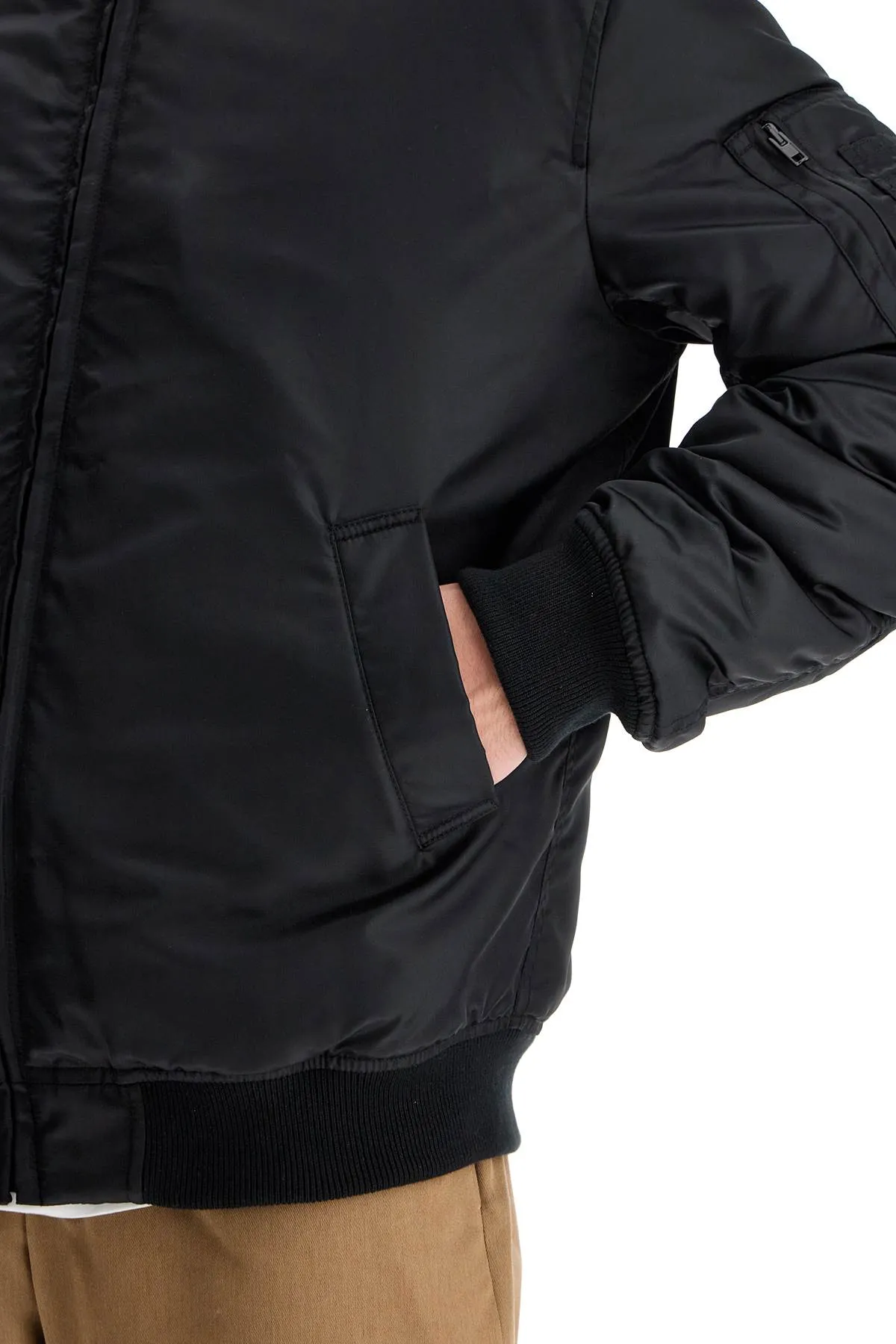 "bomber jacket with time A0626 5215 MULTI BLACK  555