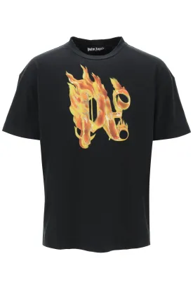 "burning monogram t PMAA072R24JER001 BLACK GOLD