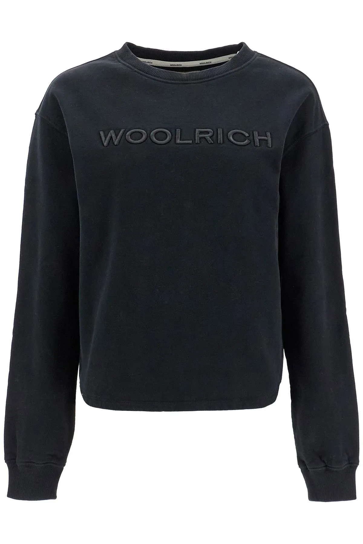 "embroidered logo crewneck CFWWSW0135 FRUT3858 BLACK