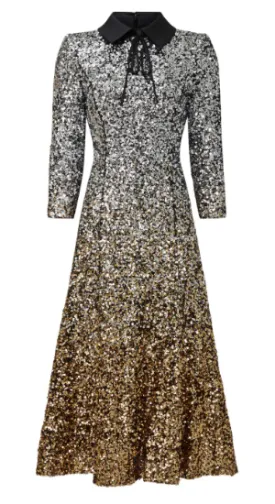 Sequin Shirtdress