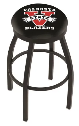 Valdosta State Blazers HBS Black Swivel Bar Stool with Cushion